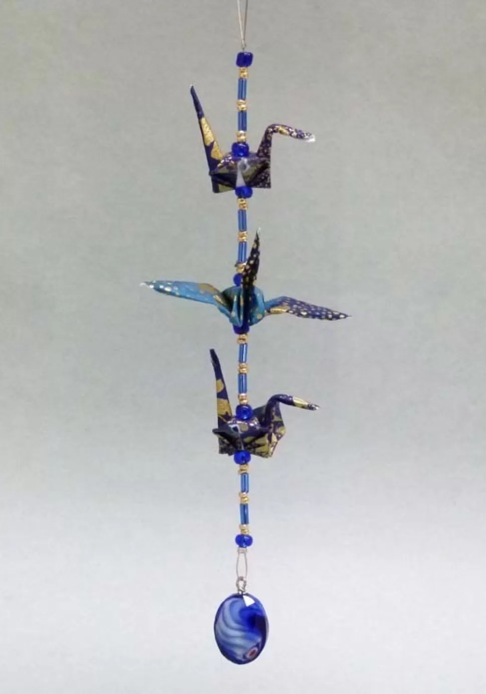 Ross Tapia 3 Piece Crane Strand, Origami^ Ornaments