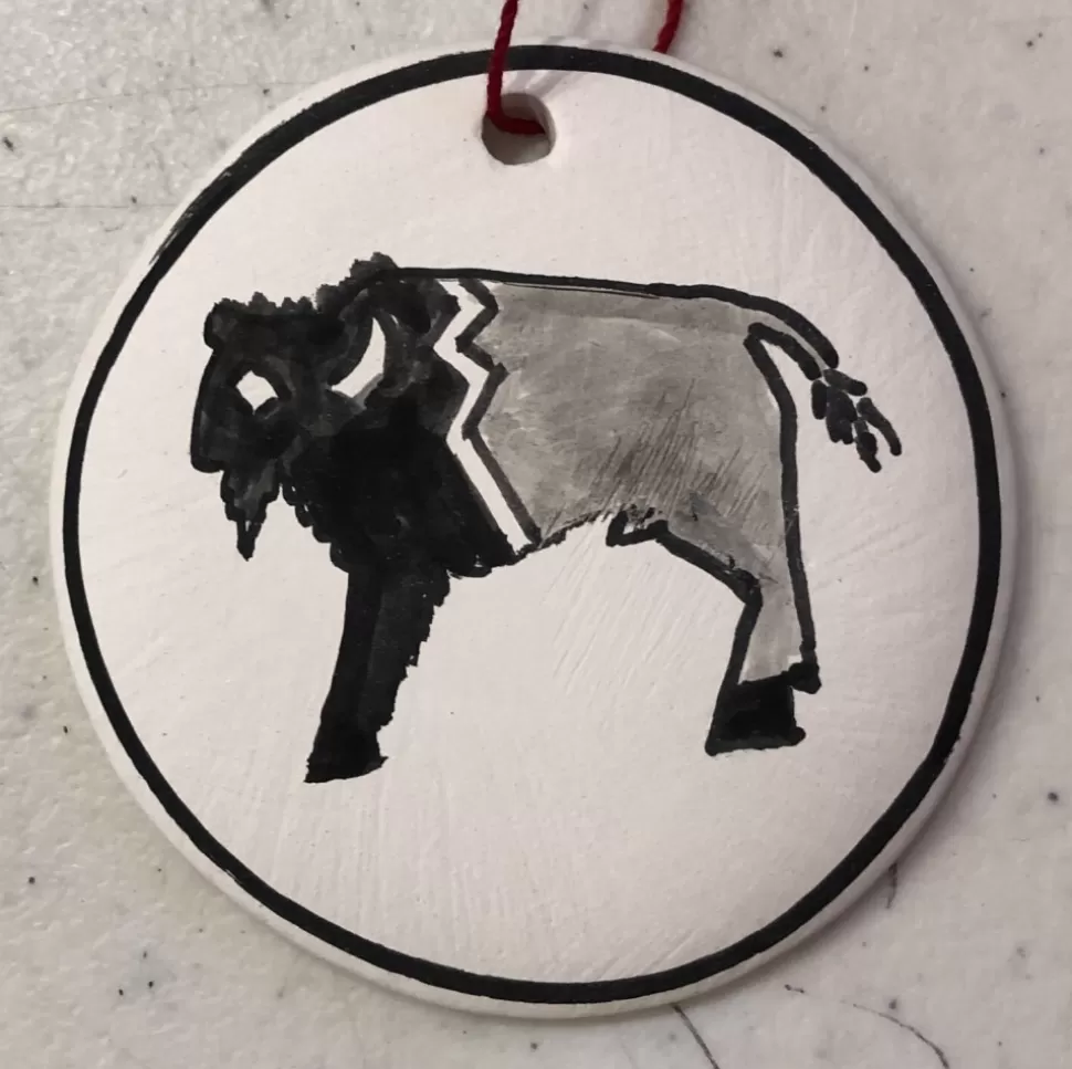 Kimo DeCora American Bison^ Ornaments