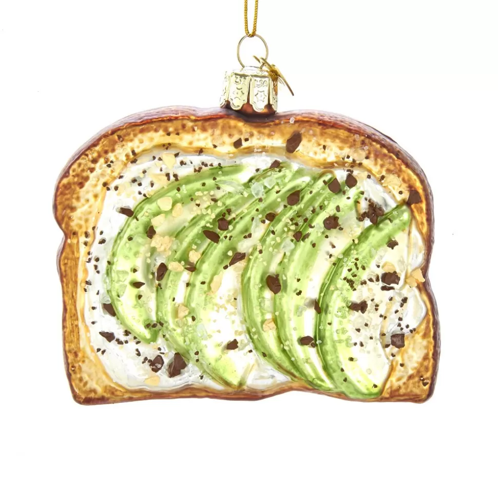 Kurt Adler Avocado Toast^ Ornaments