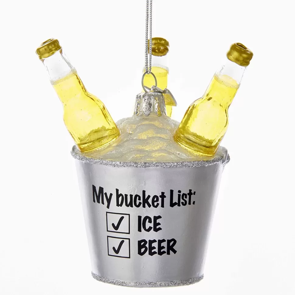 Kurt Adler Beer Bucket^ Ornaments