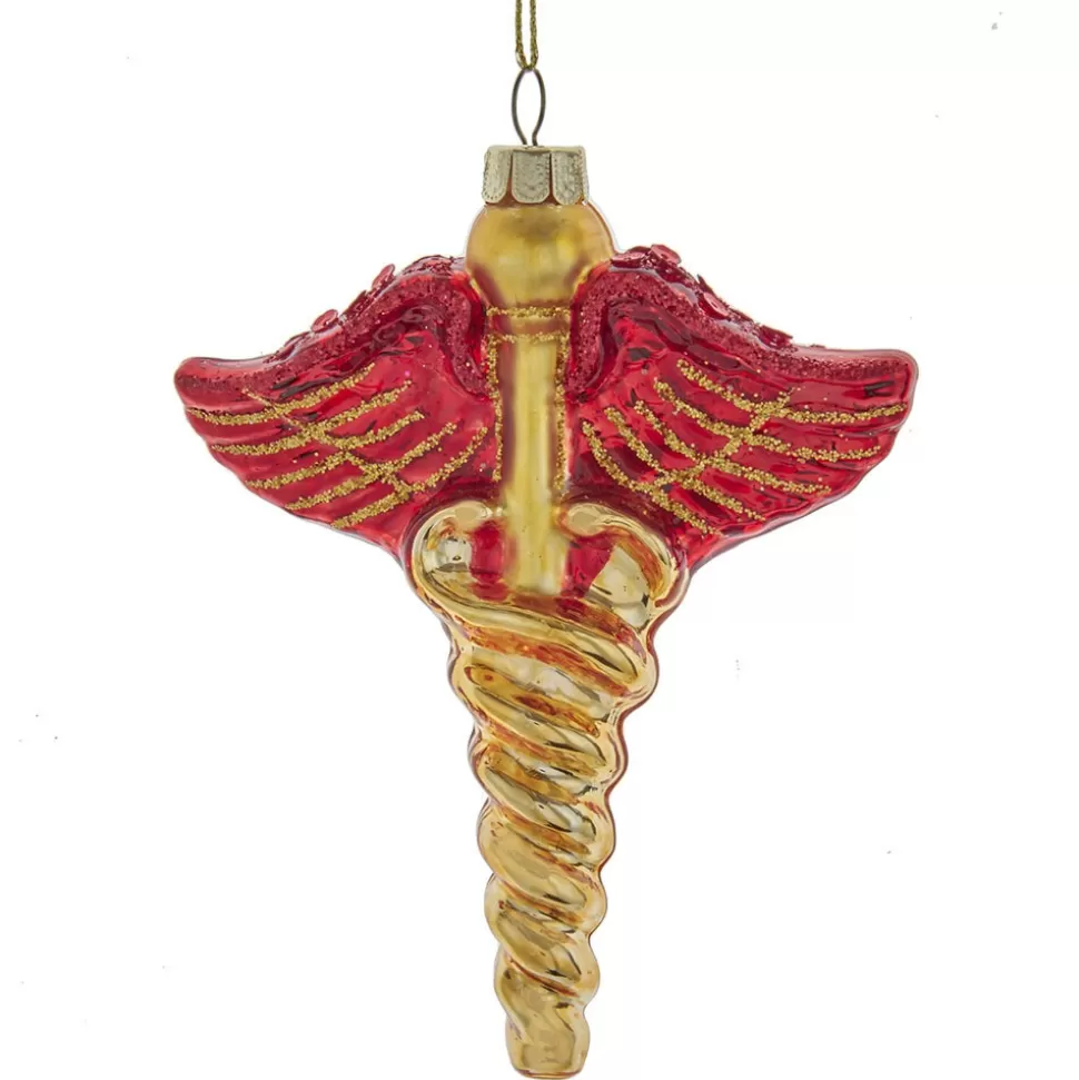 Kurt Adler Caduceus^ Ornaments