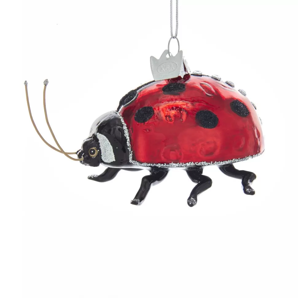 Kurt Adler Ladybug^ Ornaments