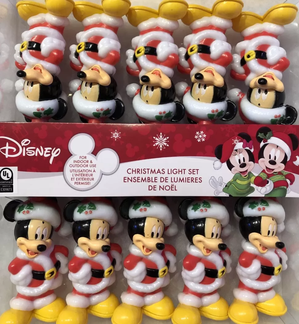 A Christmas Mickey Mouse Santa Light Set^ String Lights