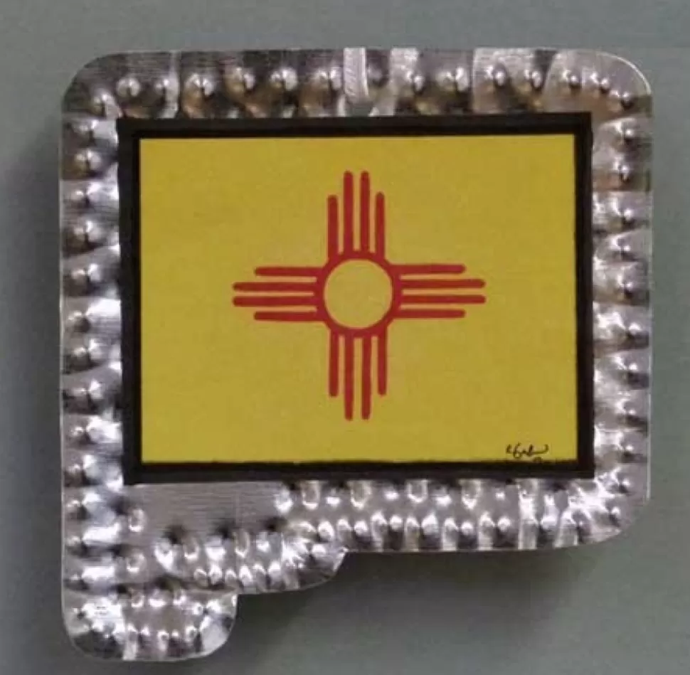 Richard Gabriel Jr. New Mexico State Flag^ Ornaments