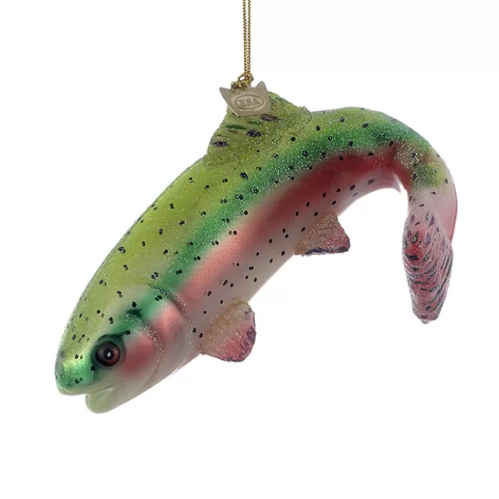 Kurt Adler Rainbow Trout Fish^ Ornaments