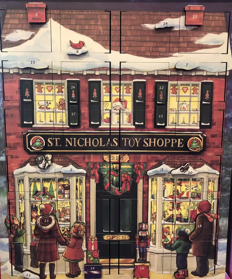 Byers Choice Saint Nicholas Toy Shoppe Musical Advent Calendar^ Advent Calendars