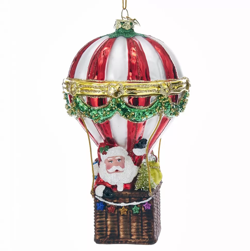 Kurt Adler Santa In Balloon^ Ornaments