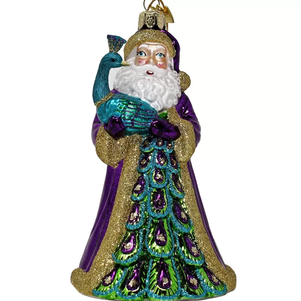 Kurt Adler Santa With Peacock^ Ornaments