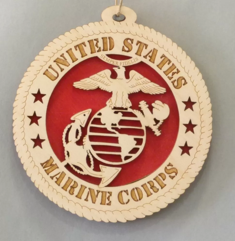 Dan Little U.S. Marine Corp Insignia^ Ornaments