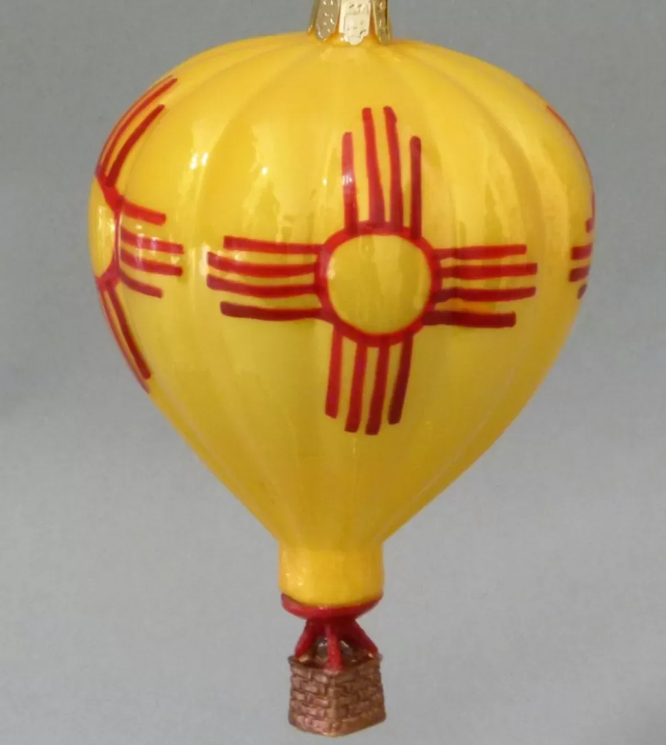 * Yellow Zia Balloon^ Ornaments